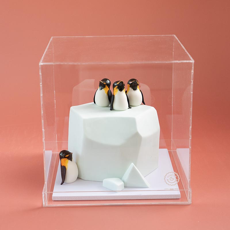 Customized Penguin Cake CAKE ME