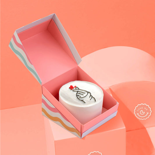 Finger Heart - Anniversary Cake CAKE ME